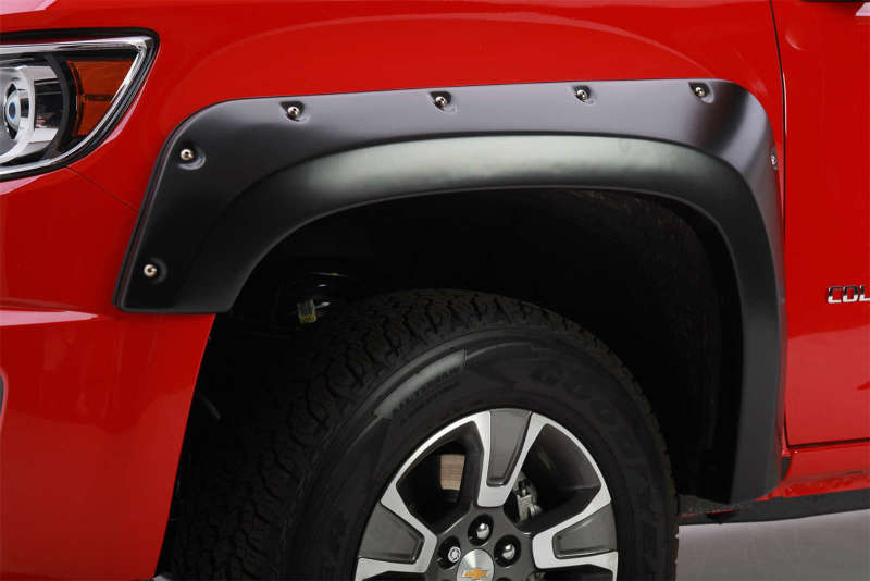 Chevrolet Colorado Fender Flares - Front + Rear - EGR - Bolt-On Look, Premium Series - Black - `15-`22