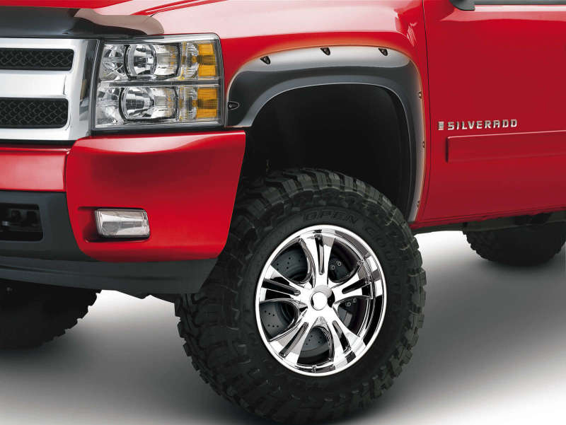 Chevrolet Silverado 1500 Fender Flares - Front + Rear - EGR - Bolt-On Style - Black - `07-`13