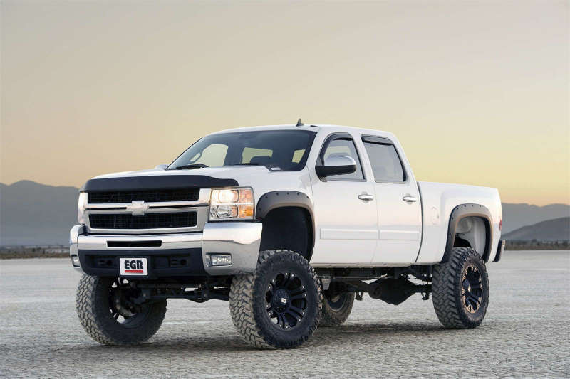 Chevrolet Silverado 1500 Fender Flares - Front + Rear - EGR - Bolt-On Style - Black - `07-`13