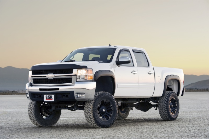 Chevrolet Silverado Fender Flares - Front + Rear - EGR - Bolt-On Look - Matte Black - `07-`13
