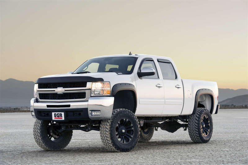 Chevrolet Silverado Fender Flares - Front + Rear - EGR - Bolt-On Look - Matte Black - `07-`13