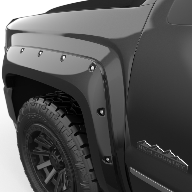 Chevrolet Silverado 2500HD Fender Flares - EGR - Color Match - Black - `15-`19