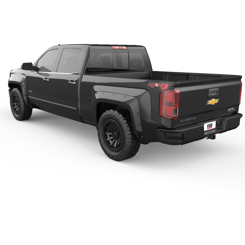 Chevrolet Silverado 3500HD Fender Flares - EGR - Color Match - Black - `15-`19