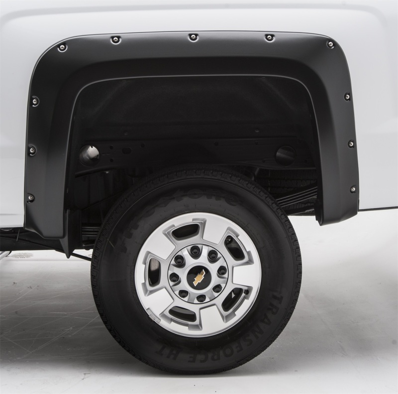 Chevrolet Silverado Fender Flares - Front + Rear - EGR - Bolt-On Look - Black - `14-`19