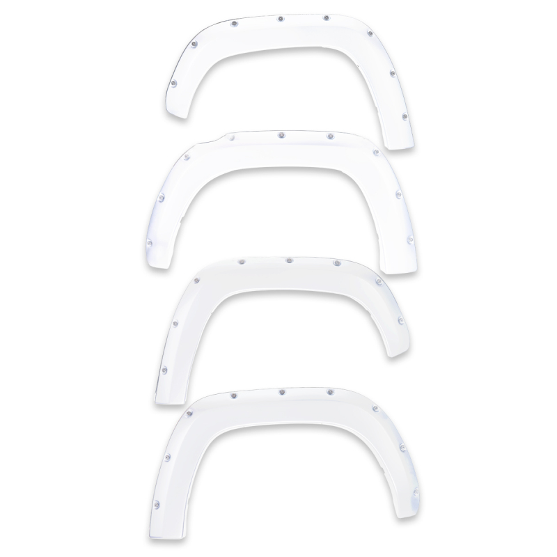 Chevrolet Silverado 1500 Fender Flares - EGR - Bolt-On Look Color Match - Summit White - `14-`18