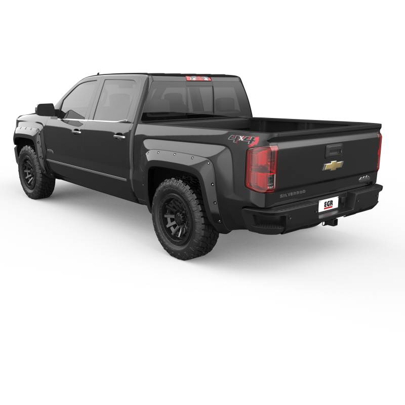Chevrolet Silverado 1500 Fender Flares - EGR - Color Match - Black - `14-`18