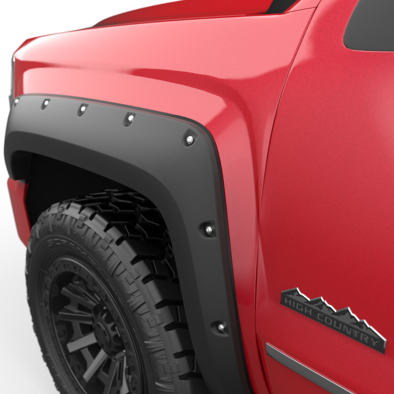 Chevrolet Silverado 1500 Fender Flares - Front + Rear - EGR - Bolt-On Look, Premium Series - Black - `14-`18