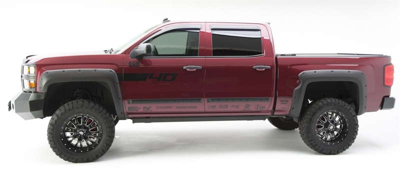 Chevrolet Silverado 1500 Fender Flares - Front + Rear - EGR - Bolt-On Style - Matte Black - `14-`18