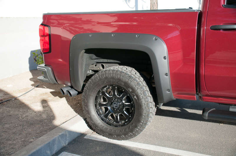 Chevrolet Silverado 1500 Fender Flares - Front + Rear - EGR - Bolt-On Style - Matte Black - `14-`18