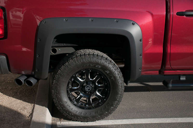 Chevrolet Silverado 1500 Fender Flares - Front + Rear - EGR - Bolt-On Style - Matte Black - `14-`18
