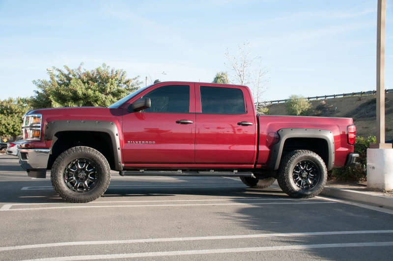 Chevrolet Silverado 1500 Fender Flares - Front + Rear - EGR - Bolt-On Style - Matte Black - `14-`18