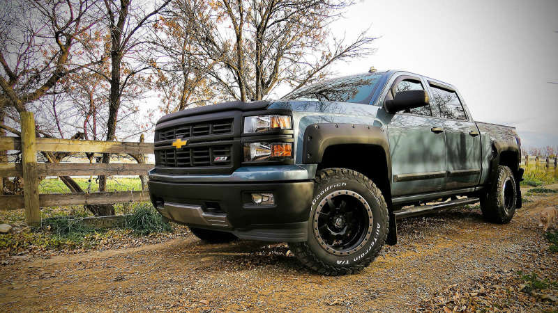 Chevrolet Silverado 1500 Fender Flares - Front + Rear - EGR - Bolt-On Style - Matte Black - `14-`18