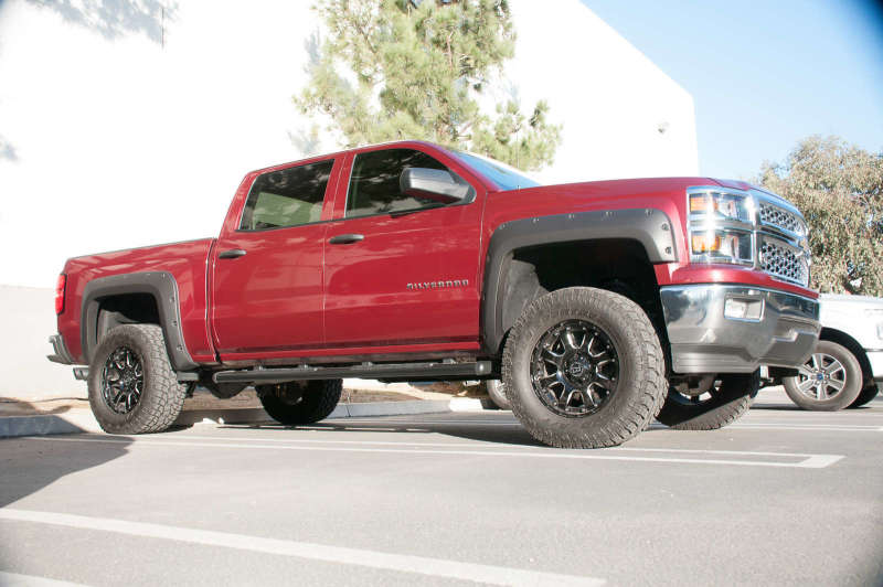 Chevrolet Silverado 1500 Fender Flares - Front + Rear - EGR - Bolt-On Style - Matte Black - `14-`18