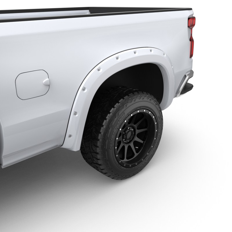 Chevrolet Silverado 1500 Fender Flares - EGR - Traditional Bolt-On Look - Summit White - `19-`22