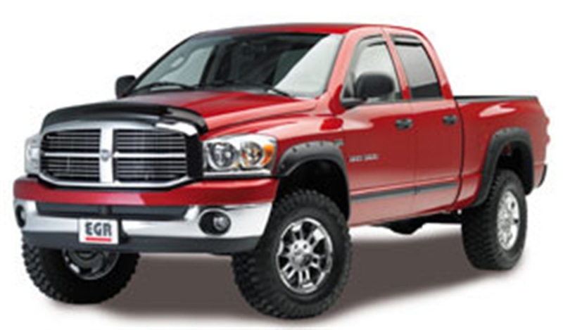 Ram 3500 Fender Flares - Front + Rear - EGR - Bolt-On Look - Black - `02-`09
