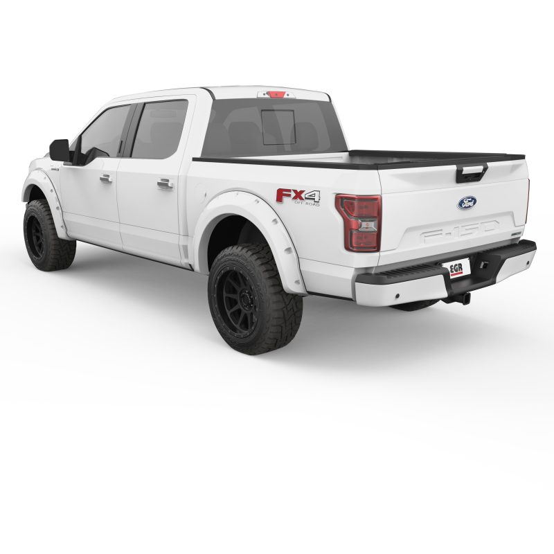 Ford F-150 Fender Flares - EGR - Bolt-On Look Color Match - Oxford White - `15-`17