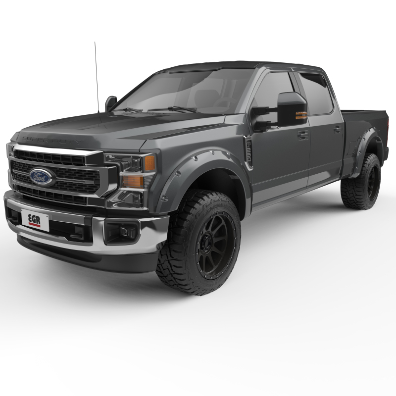 Ford Super Duty F-250 Fender Flares - EGR - Bolt-On Look Color Match - Magnetic Metallic - `17-`22