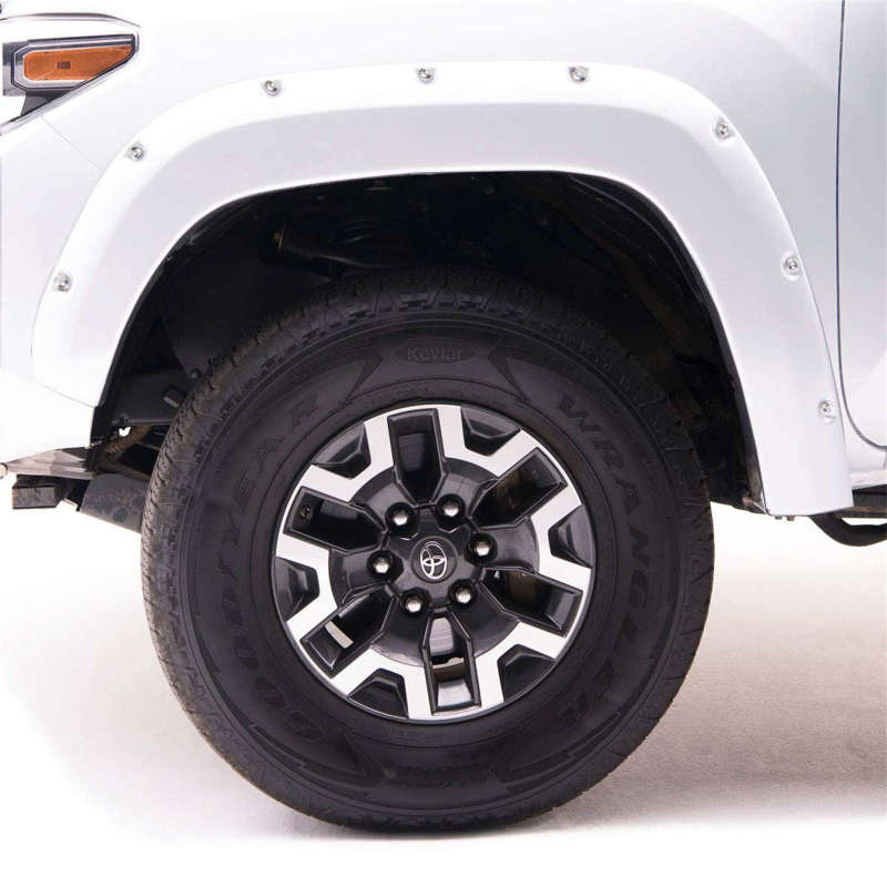 Nissan Titan XD Fender Flares - EGR - Bolt-On Look Color Match - Liquid Platinum Metallic - `16-`27
