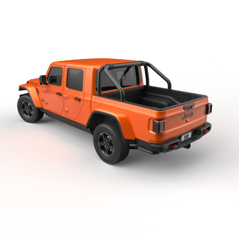 Jeep Gladiator Retractable Bed Cover - EGR - S-Series Sport Bar - Black - `20-`25