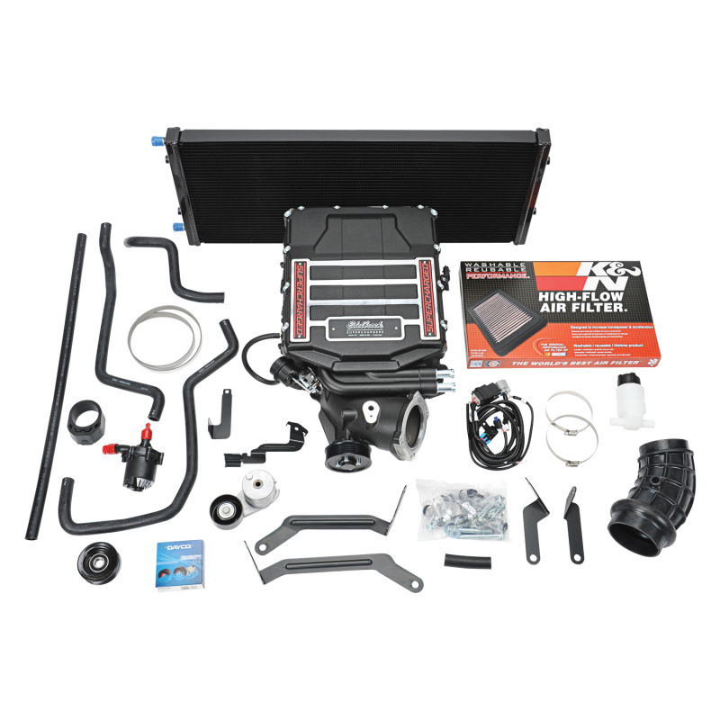 GMC Sierra 1500 Supercharger - Edelbrock - R2650 DP3C No Tuner - Black - `19-`21 GMC Sierra 1500 Supercharger - Edelbrock - R2650 DP3C No Tuner - Black - `19-`21