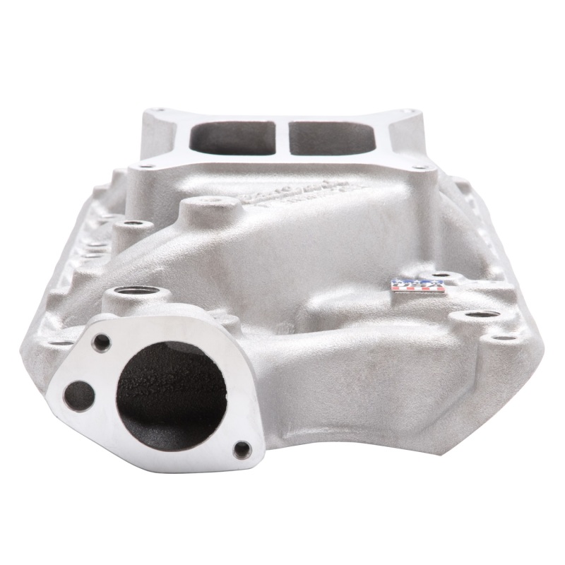 Ford Small-Block Windsor Performance Air Intake - Edelbrock - Performer 289, Dual-Plane, Non-EGR - Black Powder Coated - `62-`01