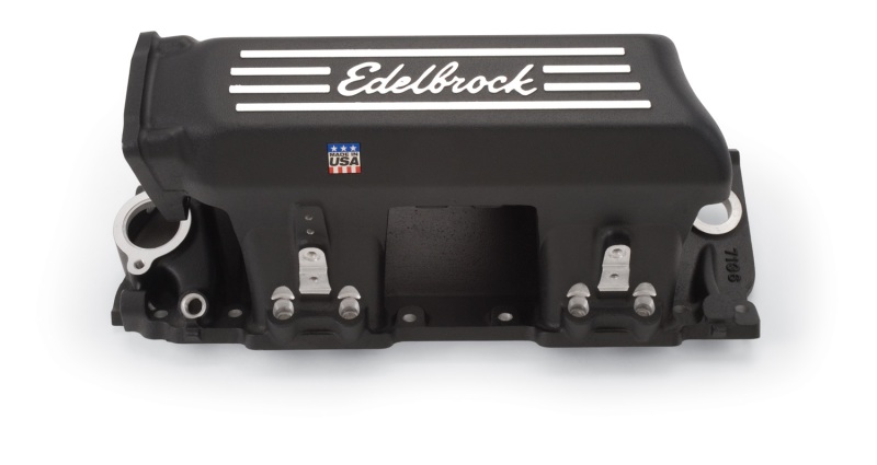 Chevrolet Big-Block Mark IV Pro-Flo XT EFI Intake Manifold - Edelbrock - Rectangular Port - Black - `65-`00