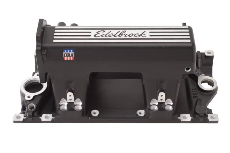 Chevrolet Small-Block Gen I Intake Manifold - Edelbrock - Pro-Flo XT - Black - `96-`01