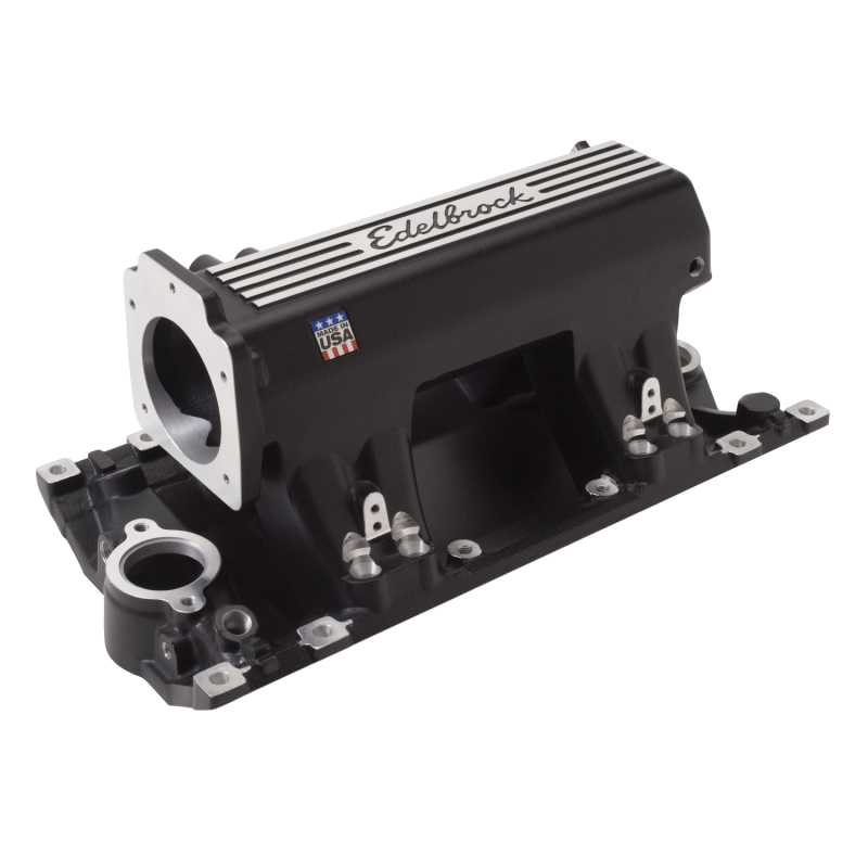 Chevrolet Small-Block Gen I Intake Manifold - Edelbrock - Pro-Flo XT - Black - `96-`01
