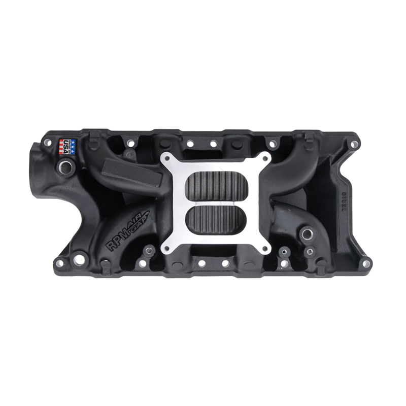 Ford Small-Block Intake Manifold - Edelbrock - RPM Air-Gap - Black - `62-`01