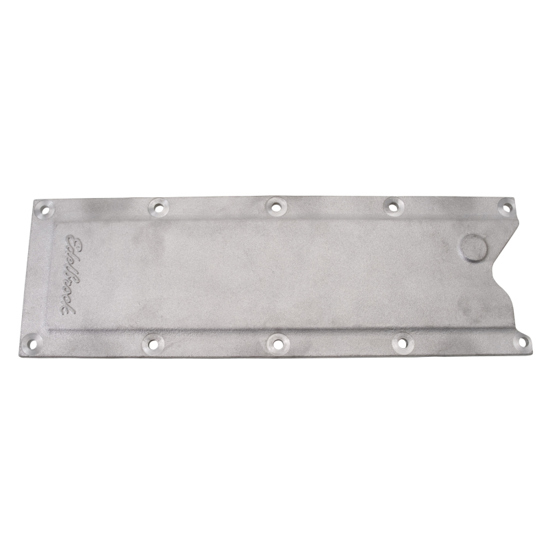 Chevrolet LS1 Valley Cover - Edelbrock - No Knock Sensor Bosses - Natural Aluminum - `97-`04