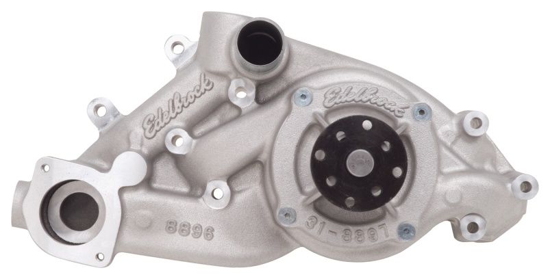 Chevrolet Gen III LS6 Water Pump - Edelbrock - High Performance, Standard Length, Satin Finish - `97-`04