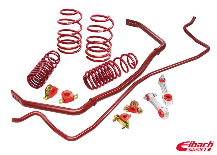 Ford Mustang Coilover Suspension Kit - Front + Rear - Eibach - Sportline-Plus + Adjustable Sway Bars - `15-`27