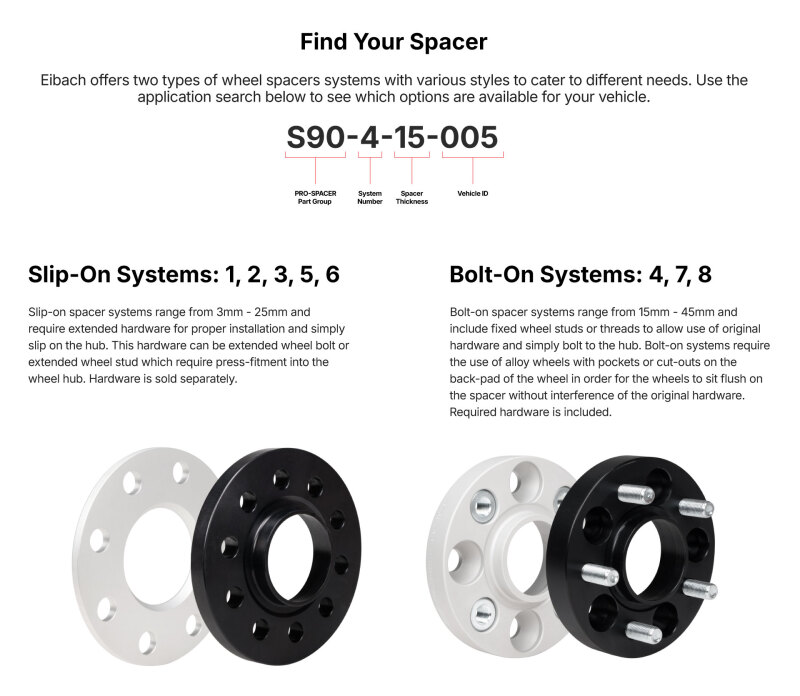 Genesis GV60 Wheel Spacer (Pair) - Eibach - 20mm Spacer / Bolt Pattern 5x114.3 / Hub Center 67.1 - `22-`26