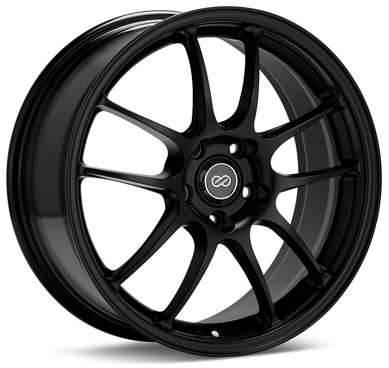 Subaru STI Wheels - Enkei - PF01 - Matte Black - `05-`07