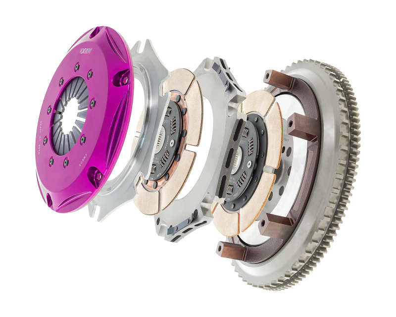 Hyundai Genesis Coupe Clutch Kit - Exedy - Hyper Twin Cerametallic, Sprung Center Disc - `10-`12