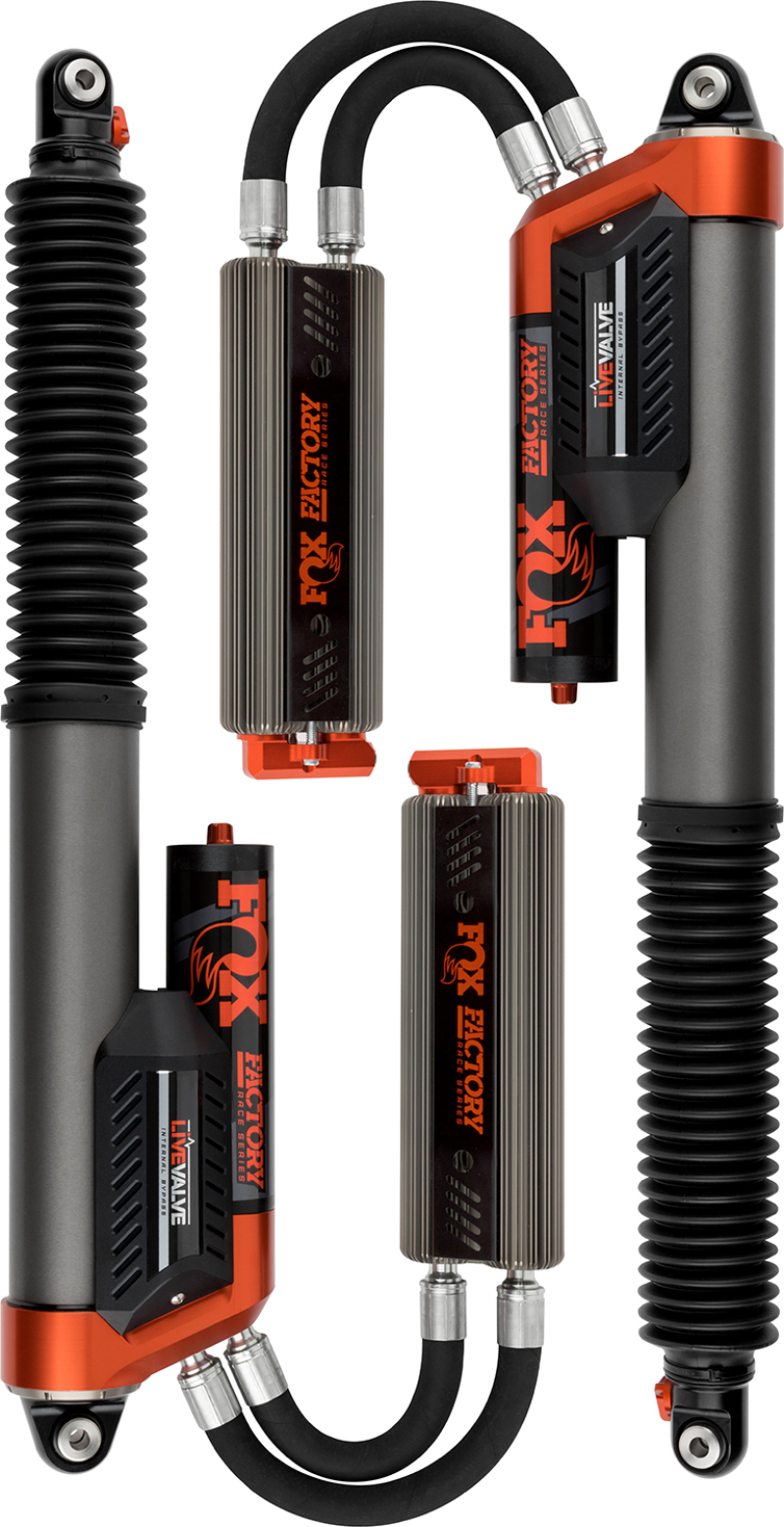 Ford Raptor Suspension Shock Absorber Kit - Rear - FOX - 3.0 Factory Bypass Shock with Live Valve - `19-`27