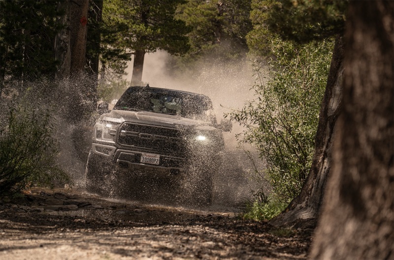 Ford Raptor Suspension Shock Absorber Kit - Rear - FOX - 3.0 Factory Bypass Shock with Live Valve - `19-`27