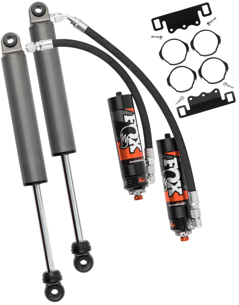 GMC Sierra 1500 Suspension Shock Absorber Kit - Rear - FOX - Performance Elite Series 2.5 Reservoir Adjustable - `19-`27
