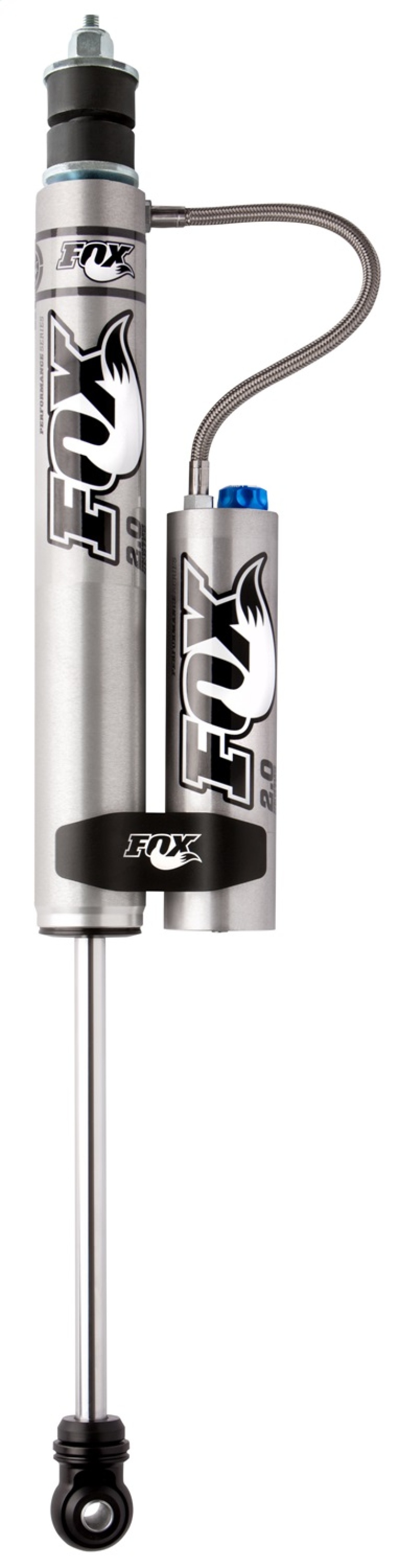 Ford F-250 Super Duty Shock Absorber - Front - FOX - 2.0 Performance Series Smooth Body Reservoir - Adjustable - `99-`04