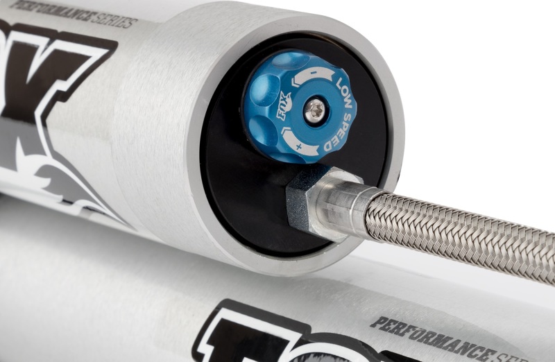 Ford F-550 Super Duty Shock Absorber - Front - FOX - 2.0 Performance Series Smooth Body Reservoir - Adjustable - `99-`16