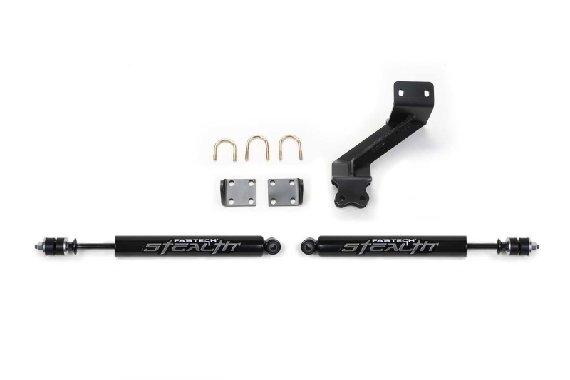 Ram 3500 HD Steering Stabilizer Kit - Fabtech - Dual Stealth - `13-`18