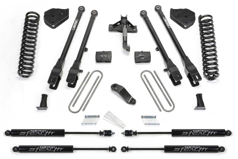 Ford F450 Suspension Lift Kit - Fabtech - 4 Link Lift System - `17-`27 Ford F450 Suspension Lift Kit - Fabtech - 4 Link Lift System - `17-`27