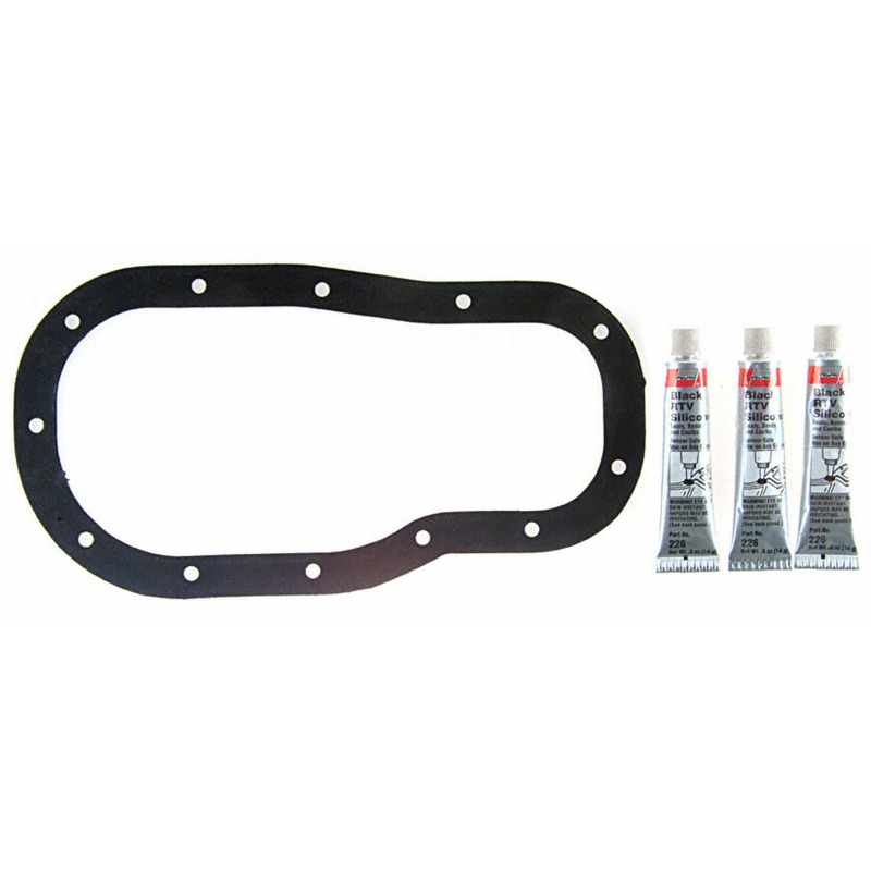 Toyota 4Runner Oil Pan Gasket Set - Fel-Pro - High-Temperature Rubber-Coated Fiber - `03-`24