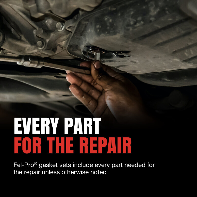 Toyota Sequoia Engine Oil Pan Gasket Set - Fel-Pro - High-Temperature Rubber-Coated Fiber - `10-`12