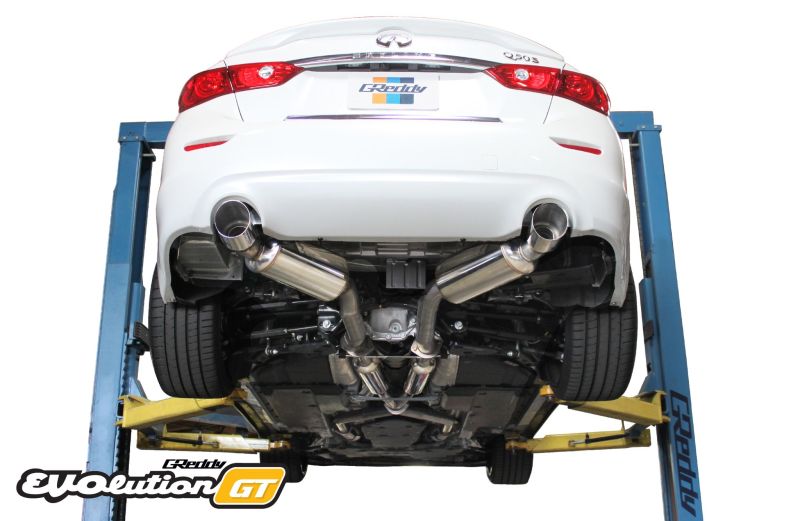 Infiniti Q50 Performance Exhaust - GReddy - Evolution GT Cat-Back - `16-`27