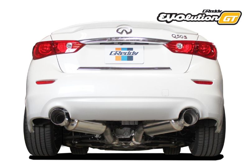 Infiniti Q50 Performance Exhaust - GReddy - Evolution GT Cat-Back - `16-`27