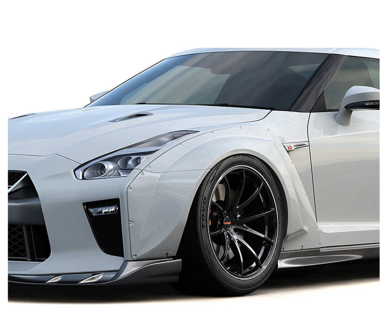 Nissan GTR Front Over-Fender Set - GReddy - GRacer - `17-`27
