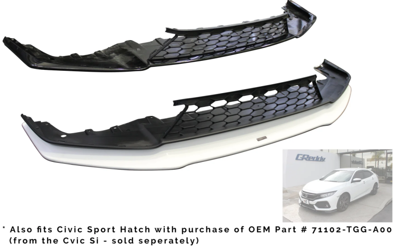 Honda Civic Si Front Lip Spoiler - GReddy - `17-`27
