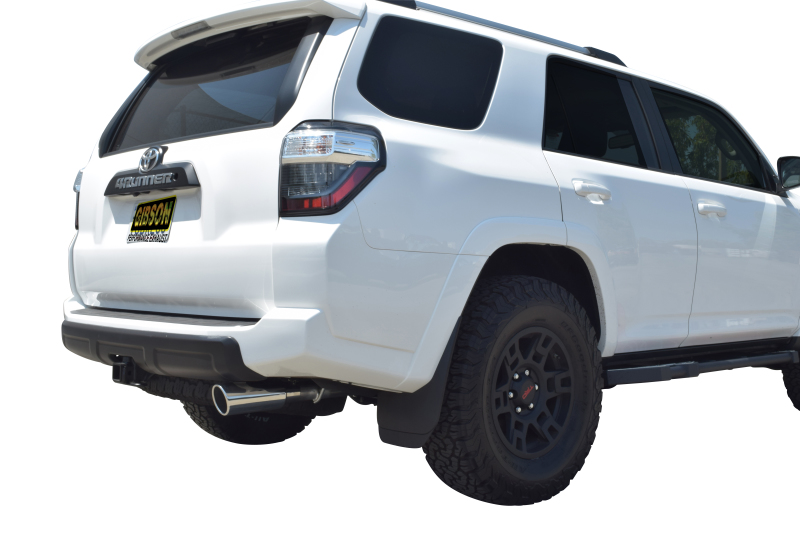 Toyota 4Runner Performance Exhaust - Single Rear - Gibson - Cat-Back Single Exhaust - `17-`22