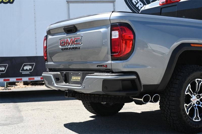 GMC Canyon Performance Exhaust - Rear - Gibson - Cat Back Dual Sport - `23-`27
